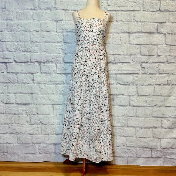 Zara | Dresses | Zara White Floral Tiered Maxi Dress | Poshmark